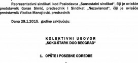 VAŽNO: KOLEKTIVNI UGOVOR